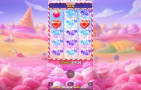 Screenshot fra den Nye Sweet Bonanza Pop Slot af Pragmatic Play