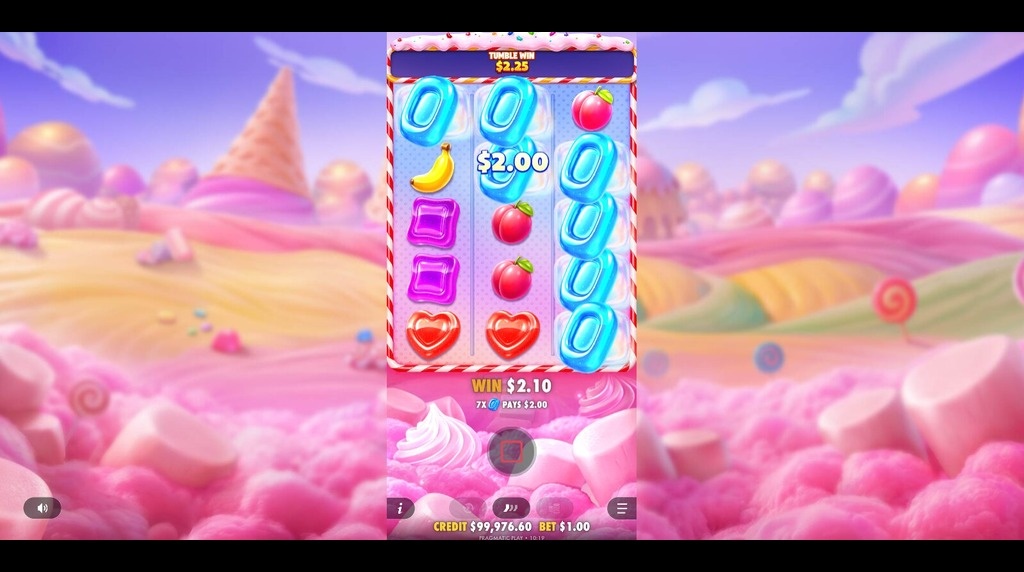 Screenshot from the New Sweet Bonanza Pop Game by Pragmatic Play