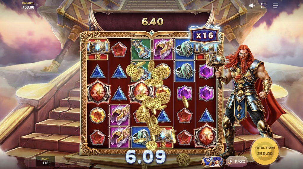 Skærmbillede af Storm Super Spins i Thor’s Rage 2