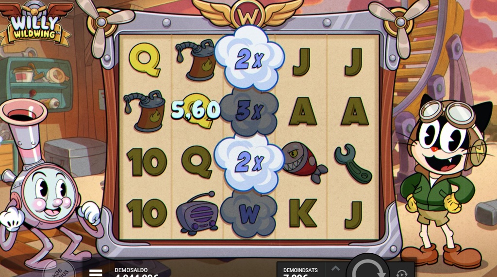Screenshot fra den Nye Willy Wildwing Slot af Hacksaw Gaming