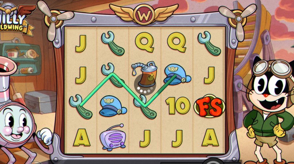 Screenshot from the New Willy Wildwing Slot by Hacksaw Gaming