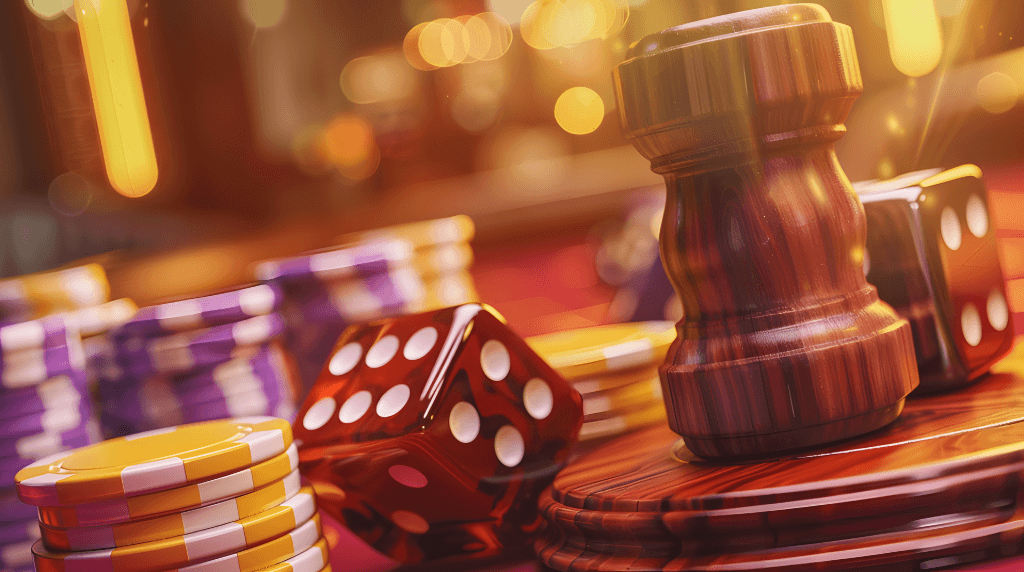 Casino jetoner og ternigner.