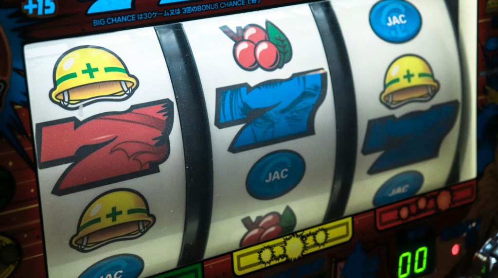 Spilleautomat rammer jackpot