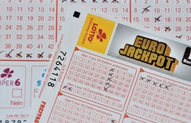 Eurojackpot lotteri seddel