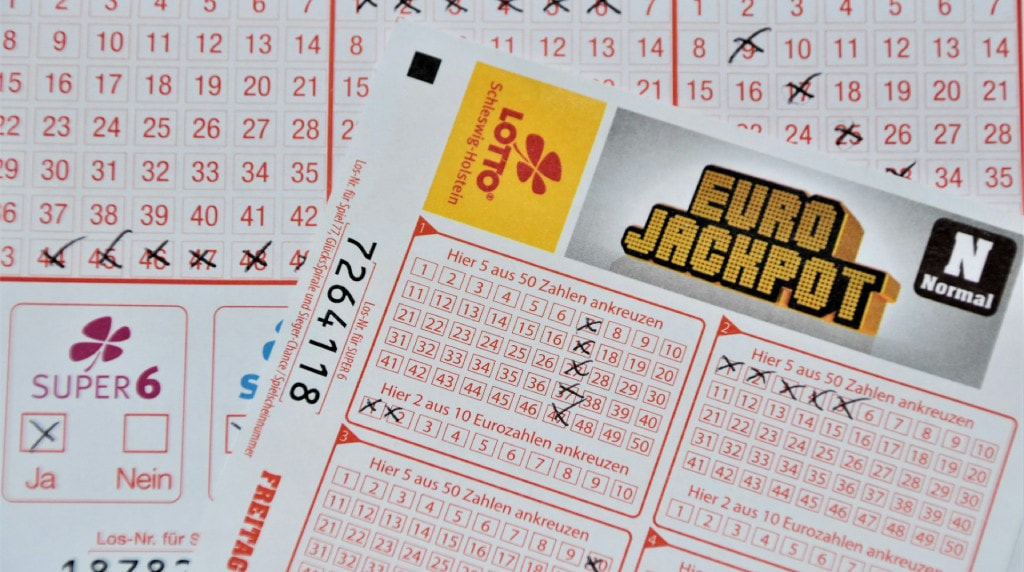 Eurojackpot lotteri seddel