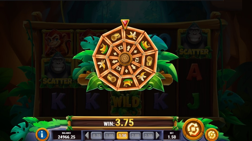 Skærmbillede af Reward Spins Wheel i Banana Rush