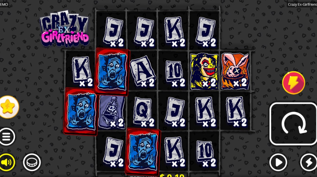 Screenshot fra den Nye Crazy Ex-Girlfriend Slot af Nolimit City