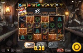 Screenshot fra den Nye Digging for Wilds Slot af Red Tiger