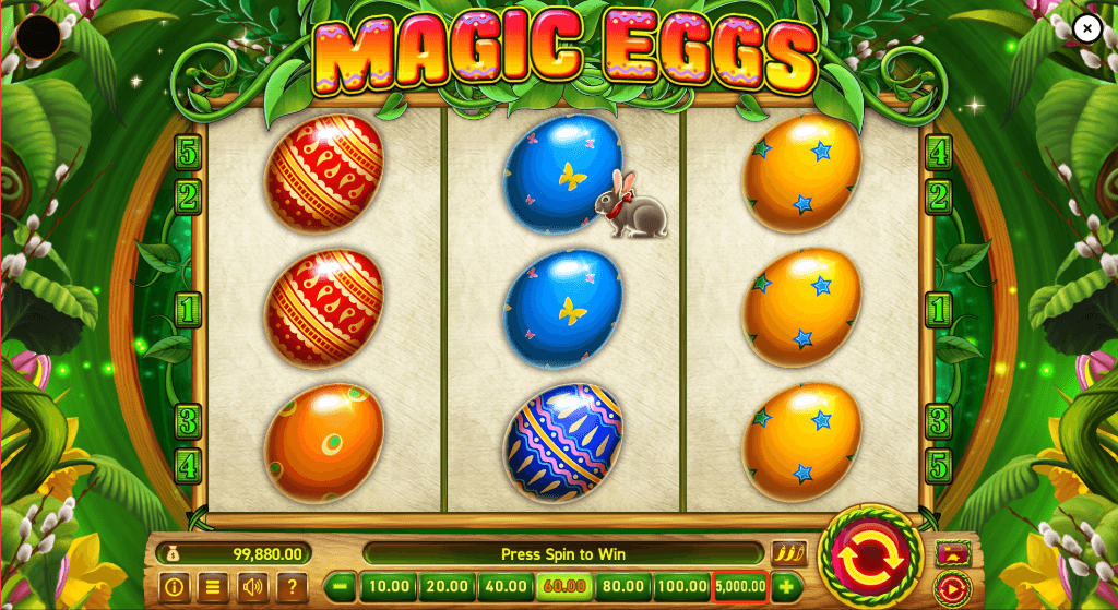 Magic Eggs fra Wazdan