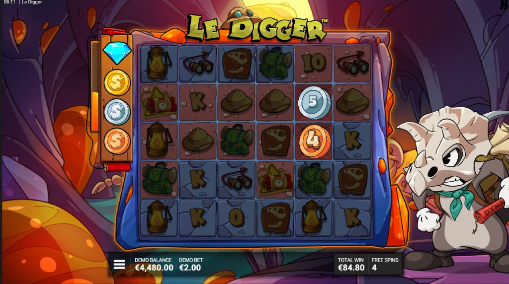 Skærmbillede af Golden Reveal i Le Digger
