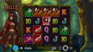 Screenshot della nuova slot Belle the Blade Hunter di Bullshark Games