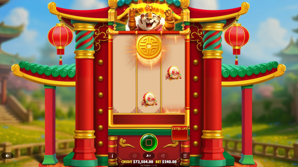 Screenshot della funzione Symbol Upgrader su Lucky Tiger Gold