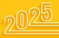 Cijfers 2025 op oranje achtergrond