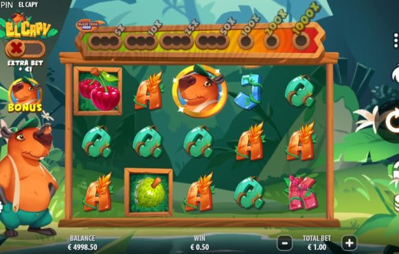 Screenshot van de nieuwe El Capy Slot van Quickspin