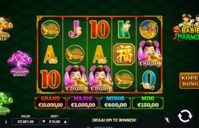 Screenshot van de nieuwe Fortune Babies Harmony Slot van Indigo Magic
