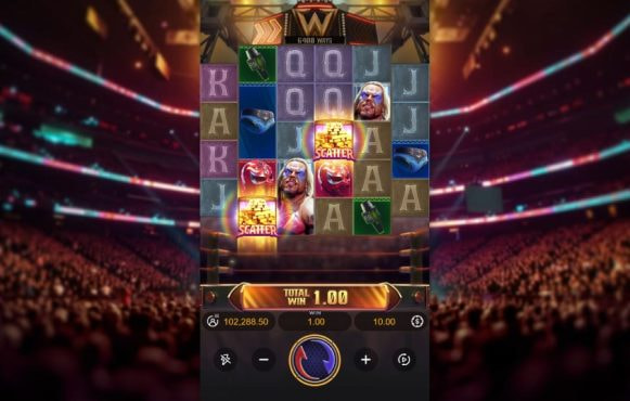 Screenshot van de nieuwe Reel Royale Showdown slot van PG Soft