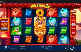 Screenshot cu noul slot Wild Tiger 2 dezvoltat de BGaming