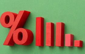 Simbolul % și linii statistice