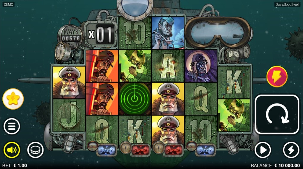 Screenshot cu noul slot Das xBoot 2 dezvoltat de Nolimit City