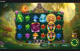 Screenshot cu noul slot Pan’s Arcadia de la Thunderkick