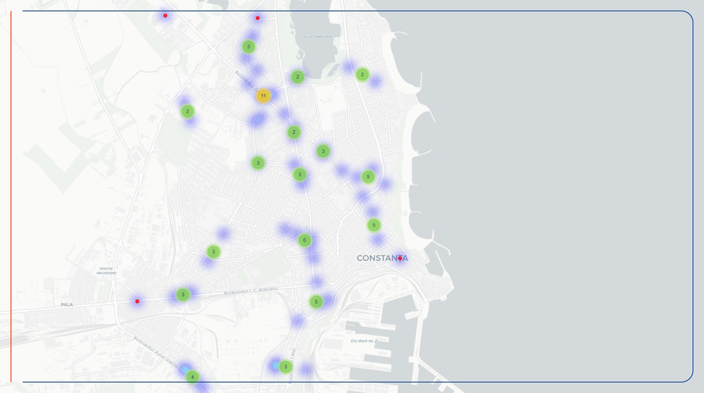 Heatmap  Orase Constanta