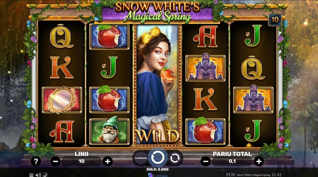 Slotul Snow White’s Magical Spring de la Spinomenal