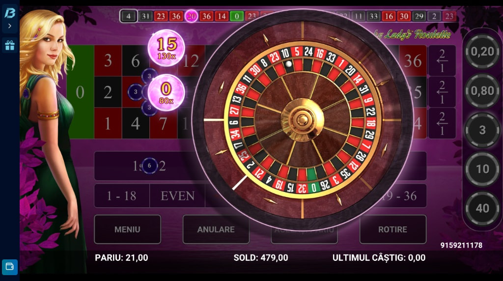 Lucky Lady Roulette de la Greentube