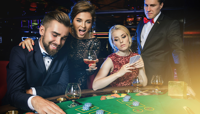 People playing poker
