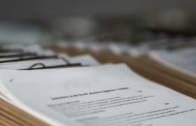 A piece of document