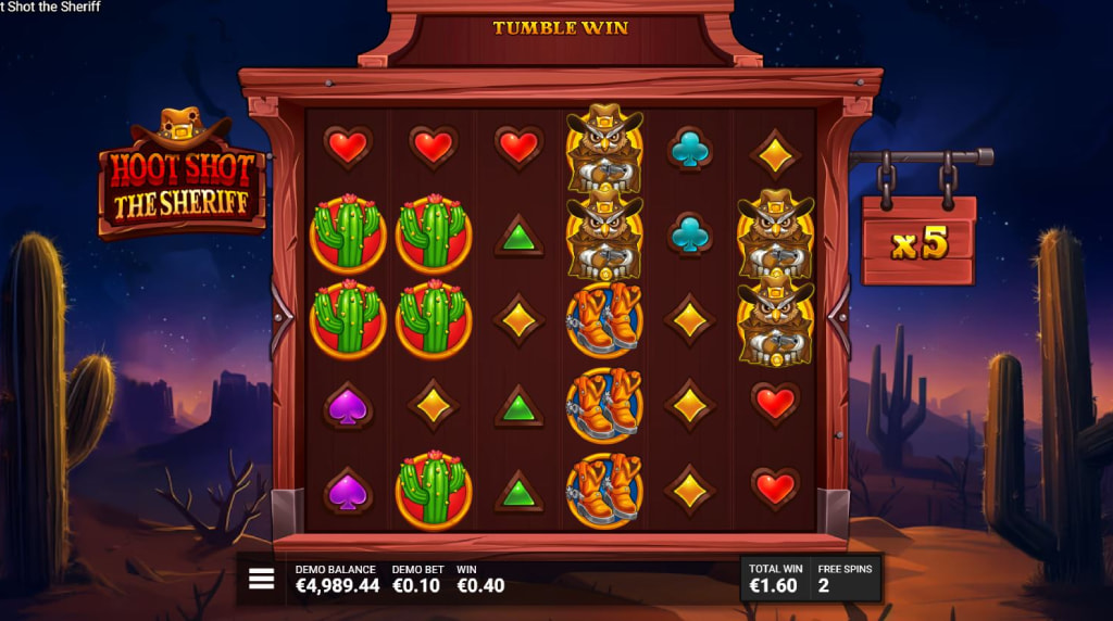 Screenshot of the Midnight Gun Fight of Hoot Shoot The Sheriff