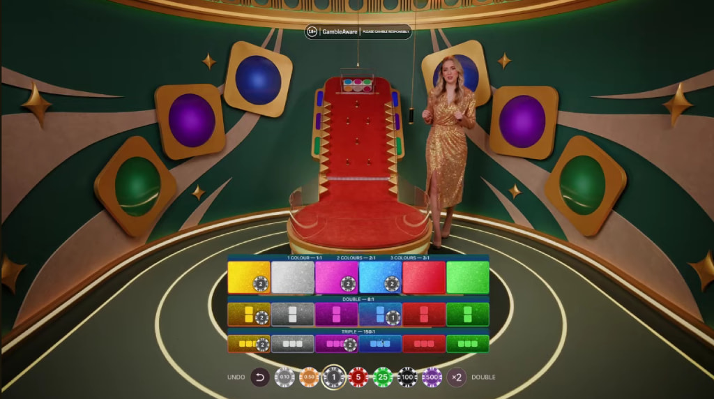 Screenshot from the new Super Color Game by Evolution