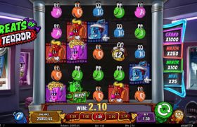 Screenshot from the new Treats of Terror slot by Play'n GO