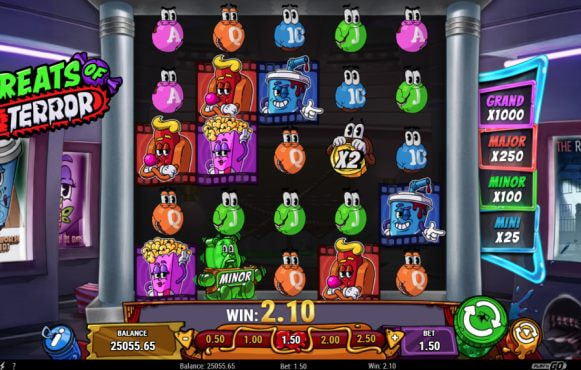 Screenshot from the new Treats of Terror slot by Play'n GO