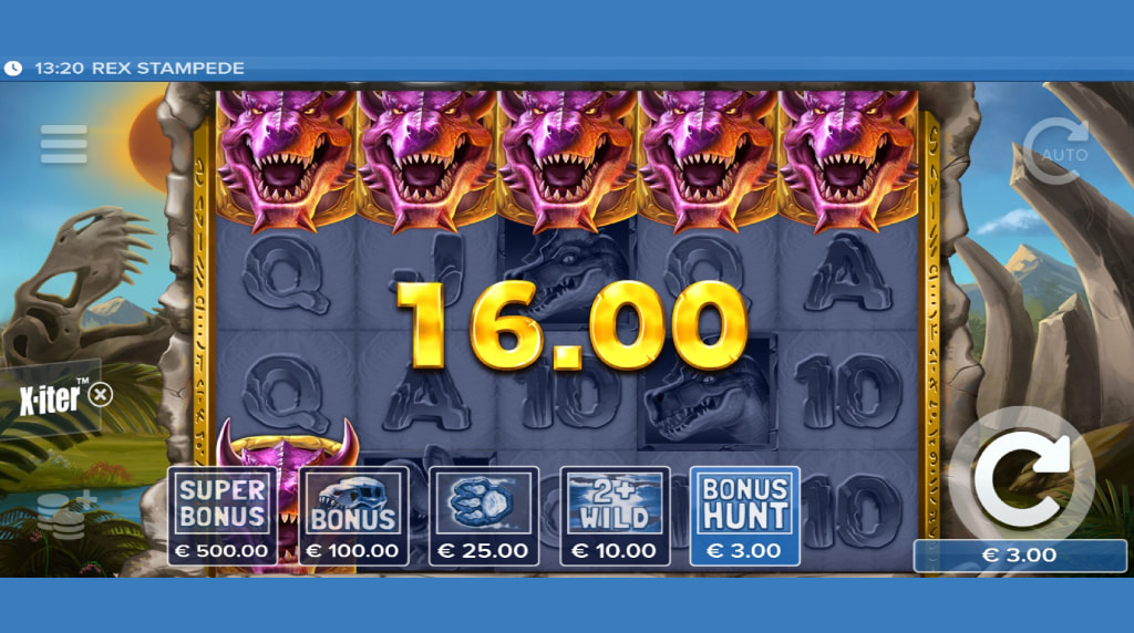 Screenshot of the Buy Feature of Rex Stampede