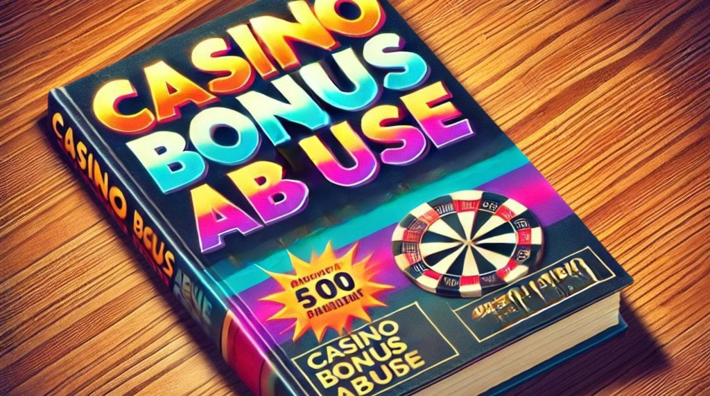 Casino bonus abuse book on a table