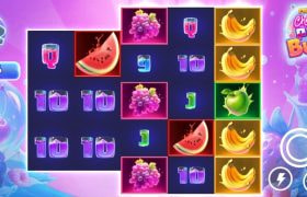 Screenshot from the new CherryPop Burst slot by AvatarUX
