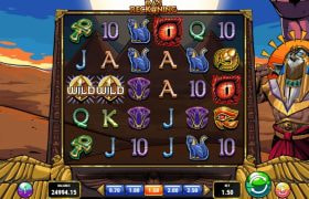 Screenshot from the New Ra's Reckoning Slot by Play'n Go
