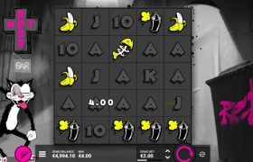 Screenshot from the Hot Ross Slot by Hacksaw Gaming