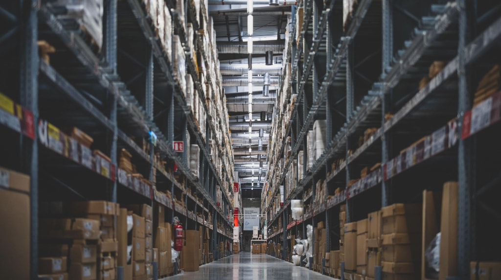 Warehouse with too many items